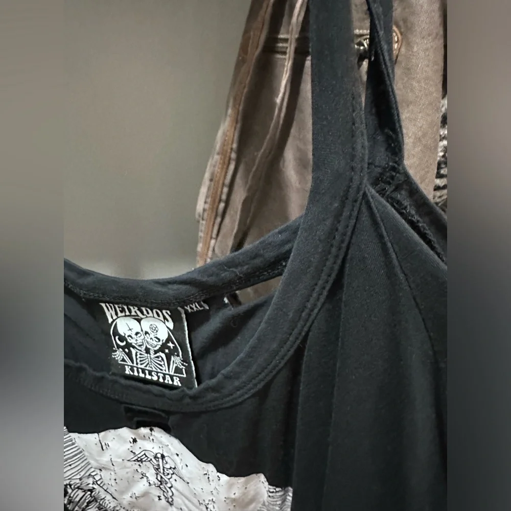Weirdos Killstar Cold shoulder Shirt - Picture 3 of 7